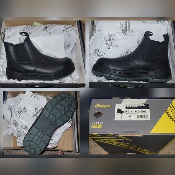 NWT Thorogood 6" Thoroflex Slip On Composite Toe Station Boots Job Fitted Size 7 - Picture 8 of 8